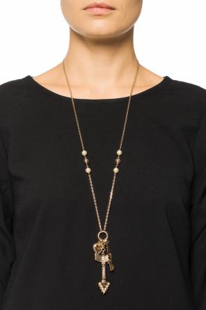 Necklace with a pendant with a heart motif and an inscription, zdjęcie 2 Necklace with a pendant with a heart motif and an inscription od Valentino Red